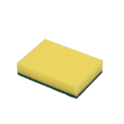 Schuurspons geel met groene pad (200 st)