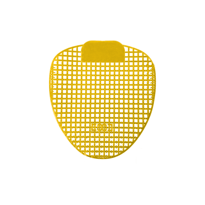 Urinoir matjes Lemon/Geel met anti-spat haartjes