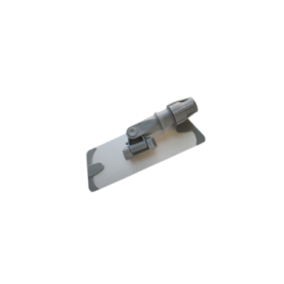 Vlakmophouder aluminium voor velcromoppen grijs 24cm