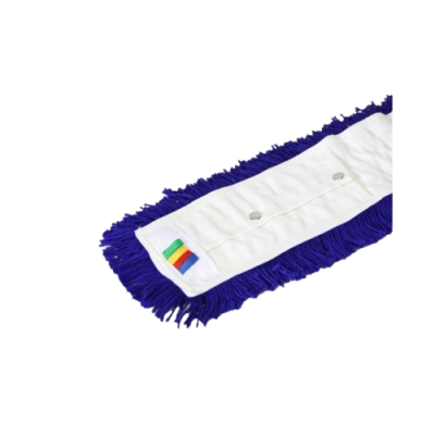 HYGYEN zwabberhoes acryl met drukknopen blauw 80cm