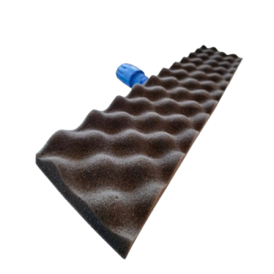 Stofwisapparaat blauw met vaste foam zool 55cm 10st